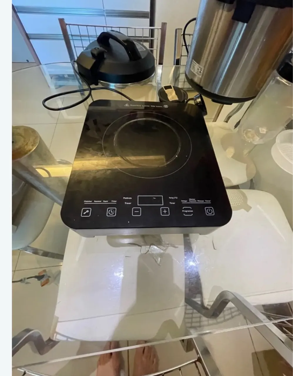 150,00 SÓ HOJE!! Cooktop por Indução - Polishop Gourmet Touch