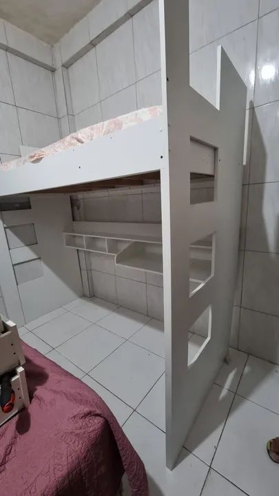 Beliche com Cama Dupla e Escritório Embutido - Foto 2