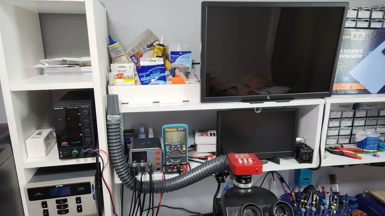 Bancada completa para reparos em drones, celulares, notebooks, e eletrônicos.  - Foto 2