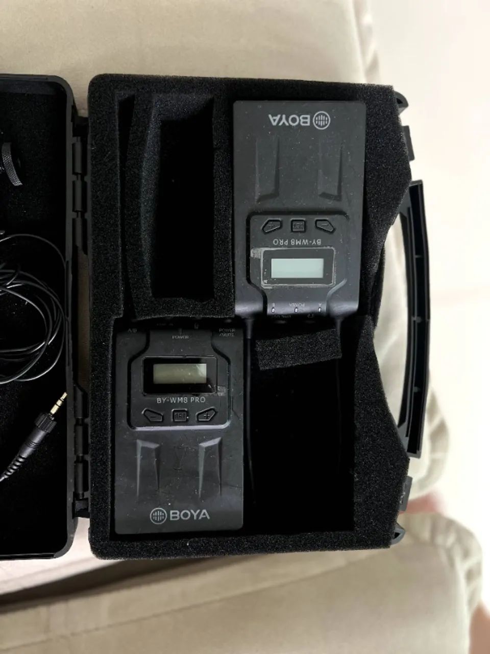 Microfone Boya BY-WM8 Pro K1 - Sem Fio | Completo | Pouquíssimo Uso - Foto 4