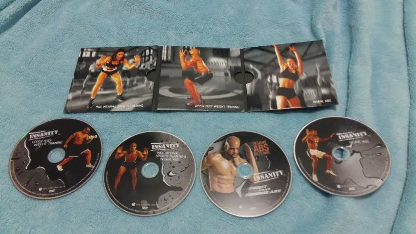 Colecao de DVDs Insanity -  4 DVD's