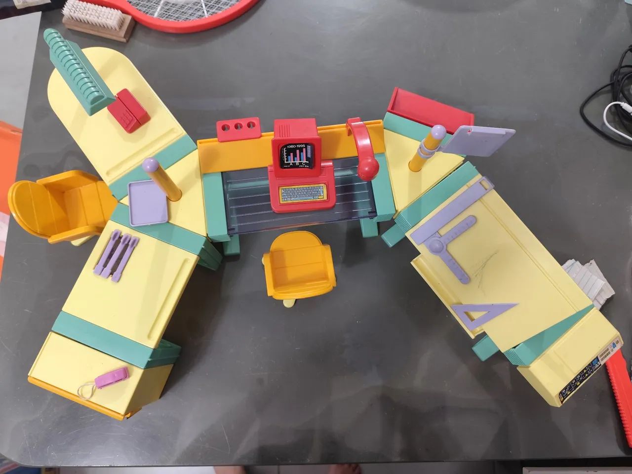 Conjunto Escritório para Bonecas ( barbie) - anos 90 - Foto 2