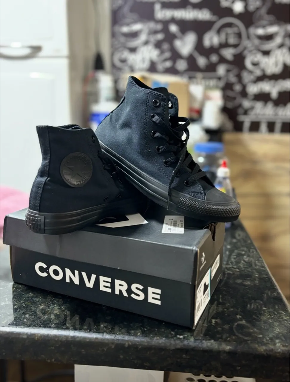 Converse All Star Preto 36 monochrome