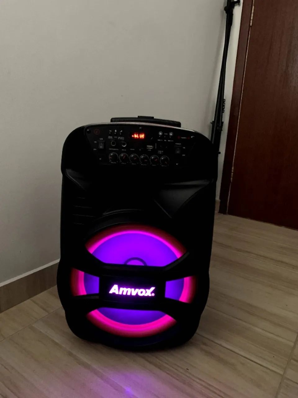 Caixa de Som Amvox Viper II 480W RMS - Bluetooth, LED - Foto 4