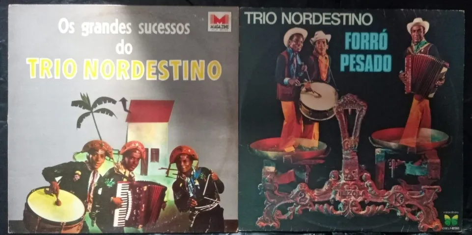 LP Disco vinil - Trio Nordestino - Forró das antigas - tenho 6 discos-leia todo o anuncio