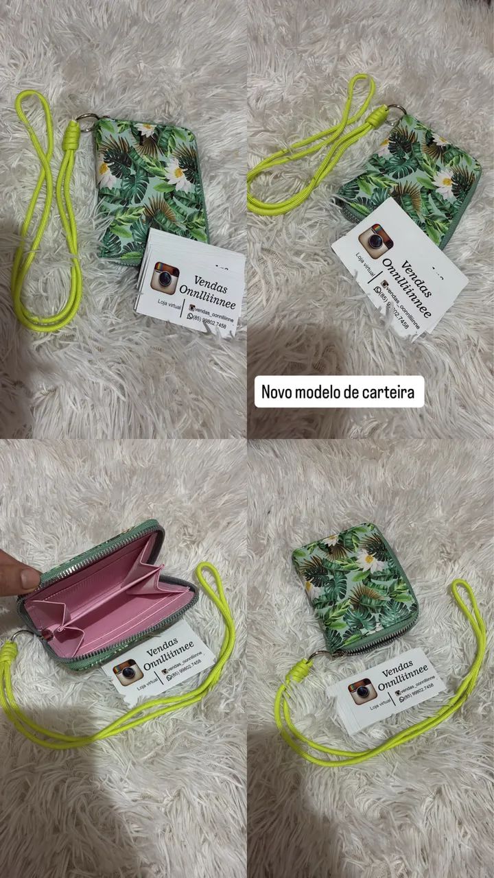 Carteira floral  - Foto 2