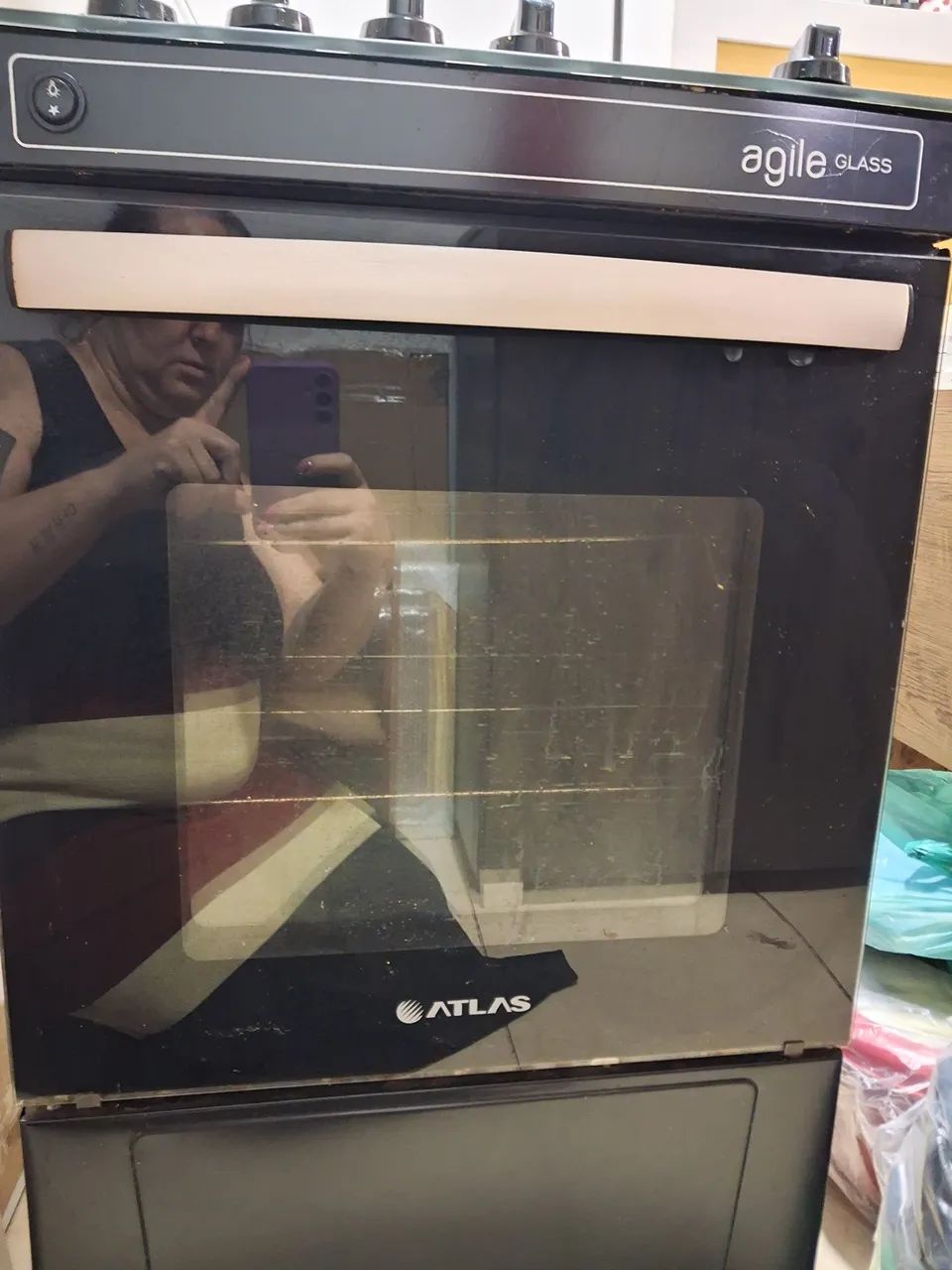 Fogão 4 bocas Atlas Agile Glass - Foto 2