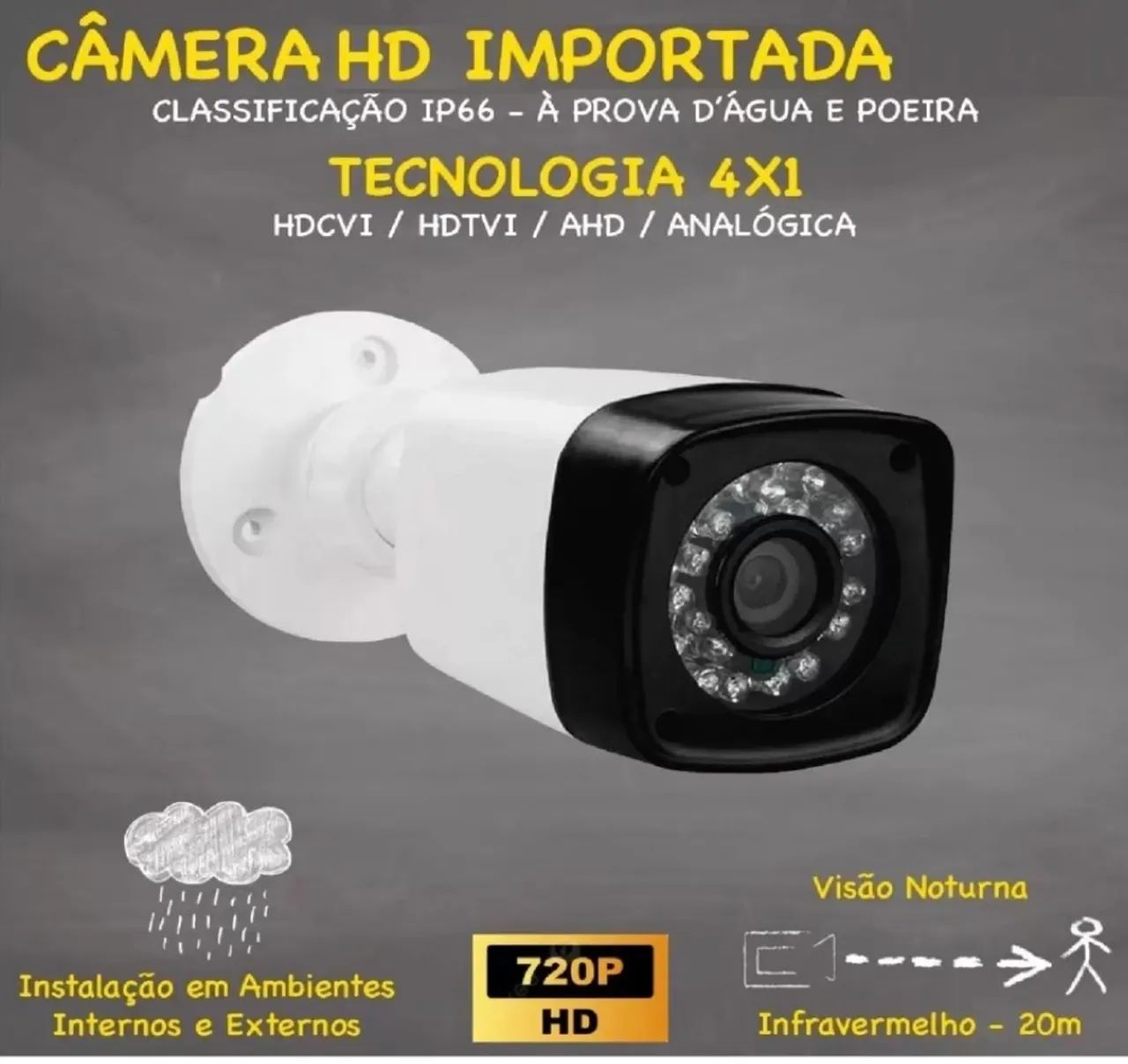 Kit Câmera - Segurança para sua casa! - Foto 4