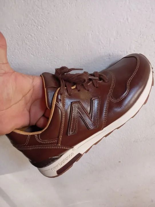 791 Masculino TÃªnis New Balance 791 Couro Marrom TÃªnis New