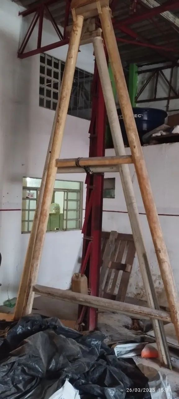 Estrutura de Ferro para Produção Industrial