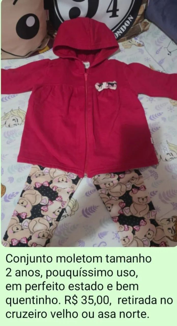 Conjunto moletom infantil  - Foto 2