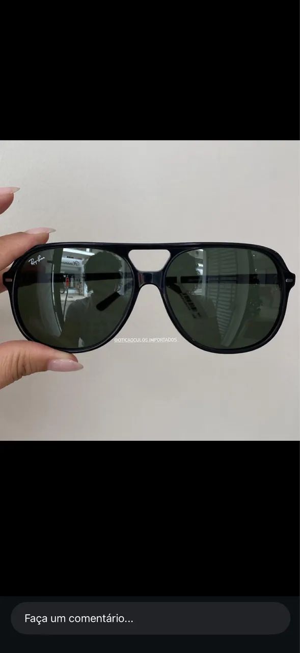 Novo óculos solar Rayban completos 