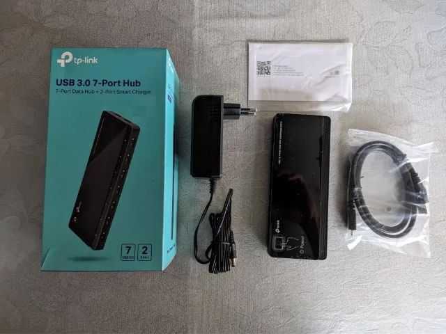 Hub USB 3.0 TP-Link com Fonte Externa (7+2 Portas) [Novo] - Foto 5