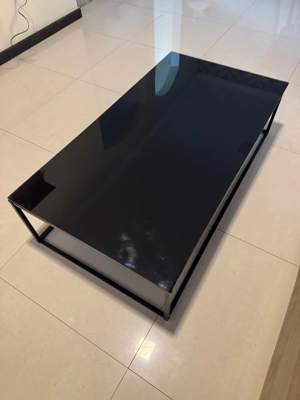 Mesa de Centro em Vidro Preto  - Foto 2