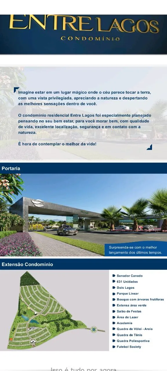 Lote em condomínio
