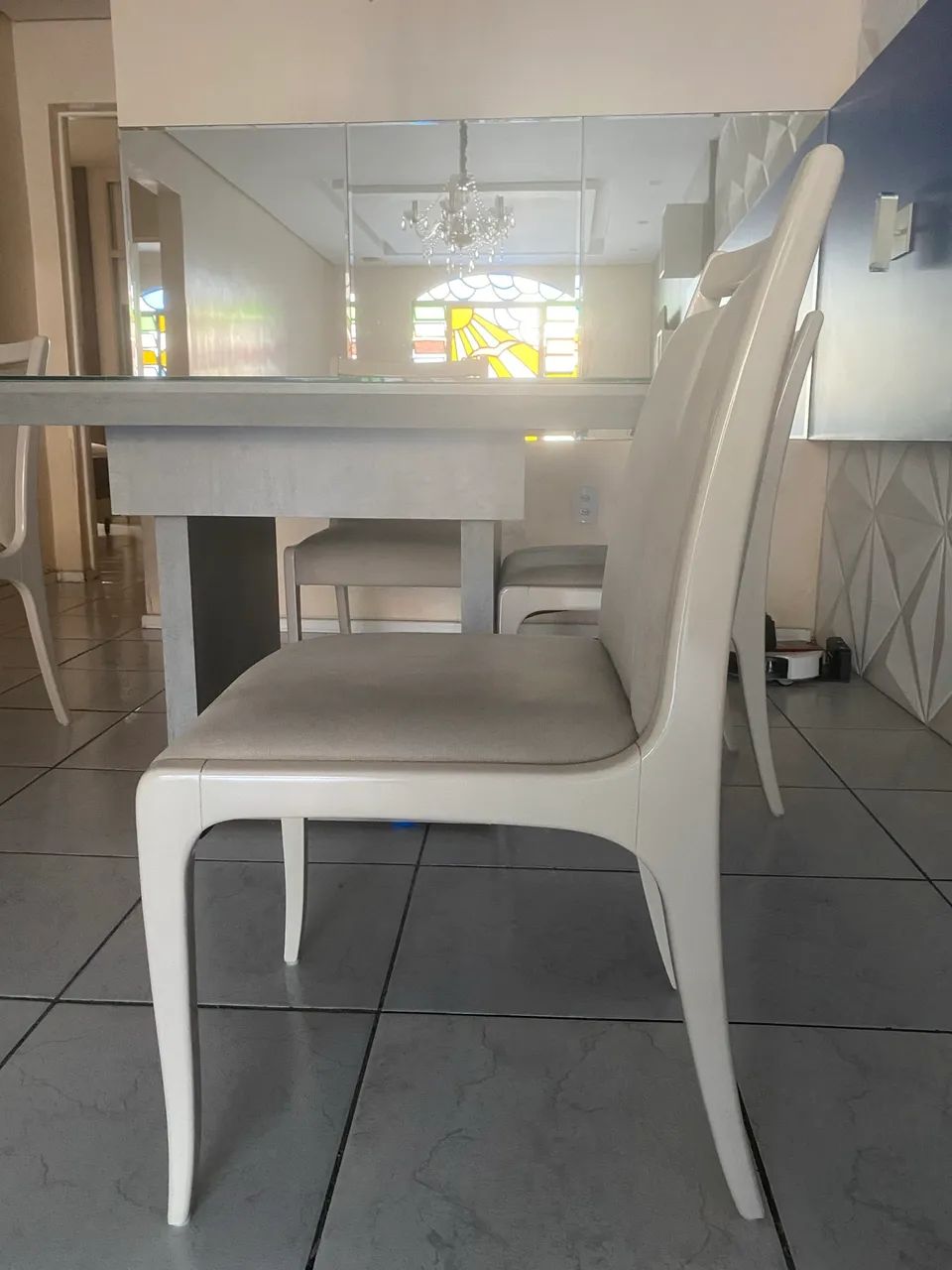 Mesa de jantar 4 lugares - Parcelo no cartão  - Foto 3