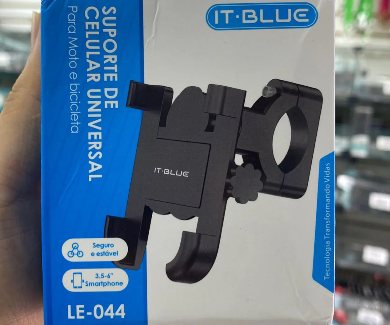 Suporte de Celular Universal para Moto e Bicicleta