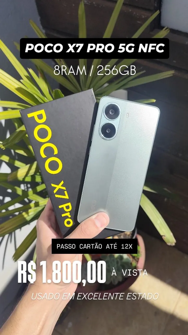 POCO X7 PRO USADO 1 VEZ COM GARANTIA