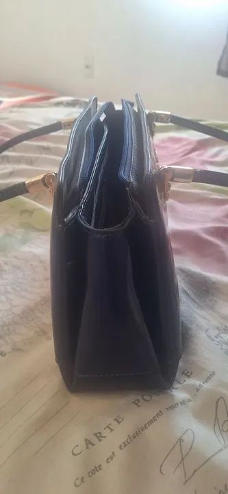 Bolsa de Ombro Feminina Golden Fenix Azul - Foto 3