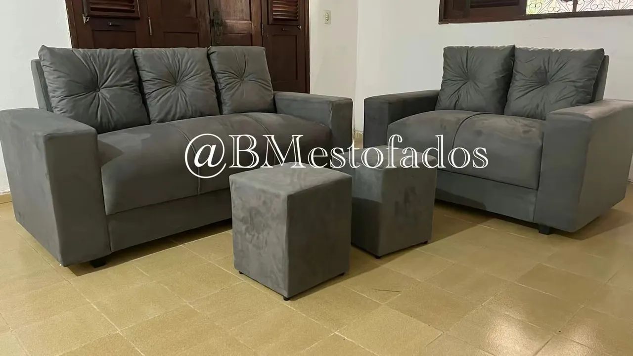 Sofá de 3 lugar perfeito 