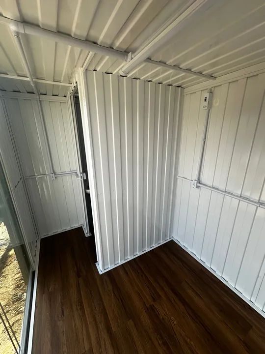 Escritório Modular 3x2 - Com Porta de Vidro e Grade - Foto 2