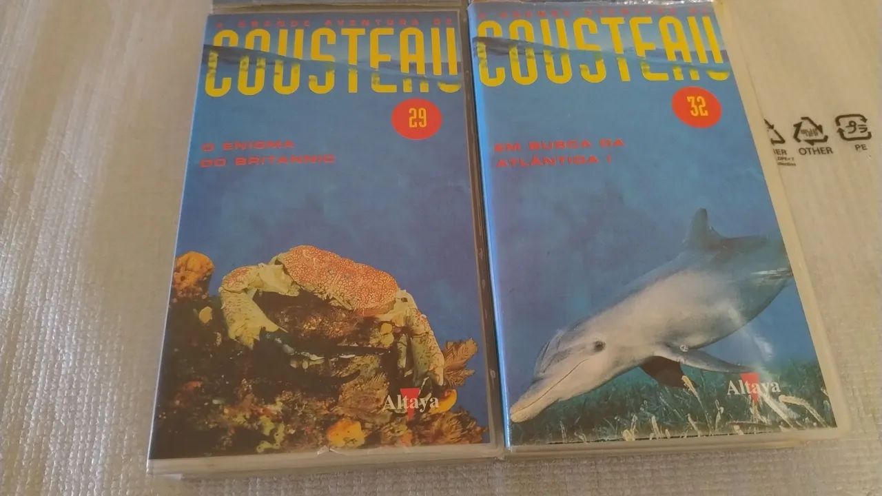 Coleção Grandes Aventuras de Cousteau - DVDs - Foto 2
