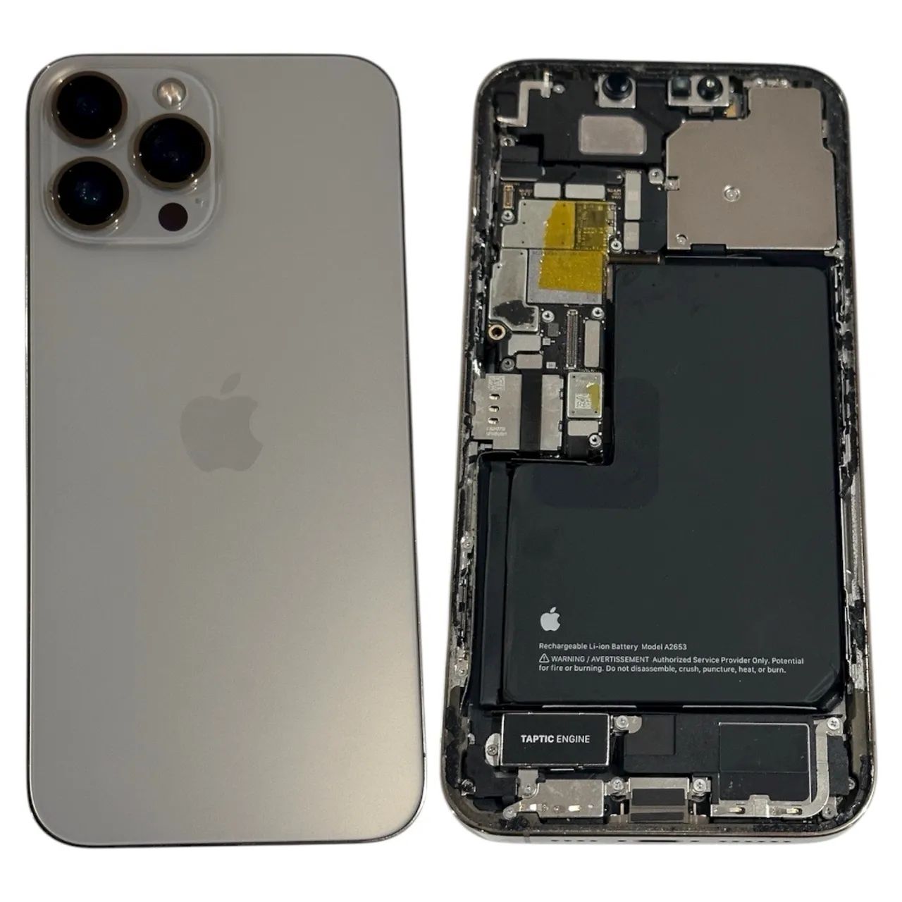 Carcaça Completa Original iPhone 13 Pro Max Dourada Retirada