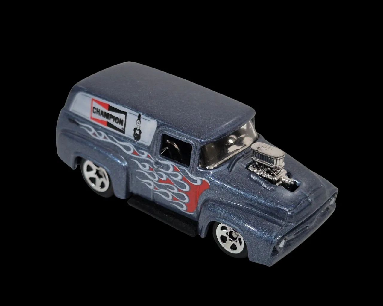 Hot Wheels '56 Ford F-100 Furgão Champion Loose - Antiguidades