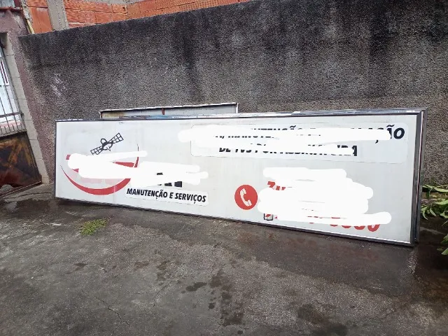 Placa comercial para loja