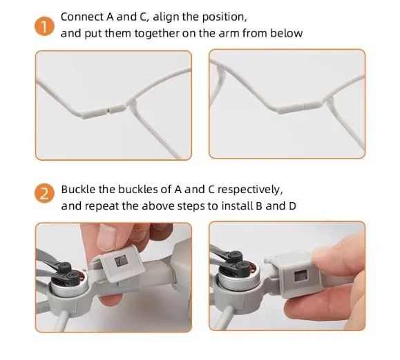 Dji Protetor de hélice para DJI Mini 3 e Mini 3 Pro  Arduino Automação COD-CP796  - Foto 5