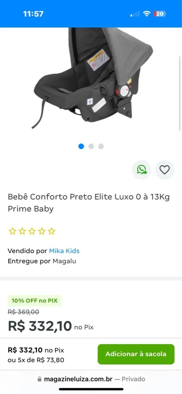 Bebê conforto  - Foto 4