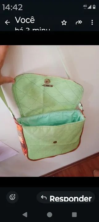 Bolsa Tiracolo feita a mão - Foto 4