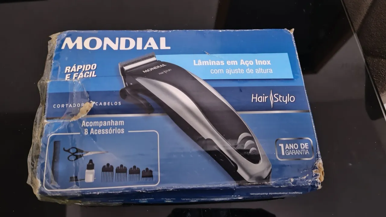 Máquina de Cortar Cabelo Mondial Hair Stylo - Nova
