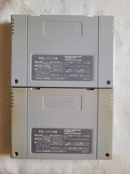 Combo Final Fantasy V e VI - Super Famicom original japonês  - Foto 2