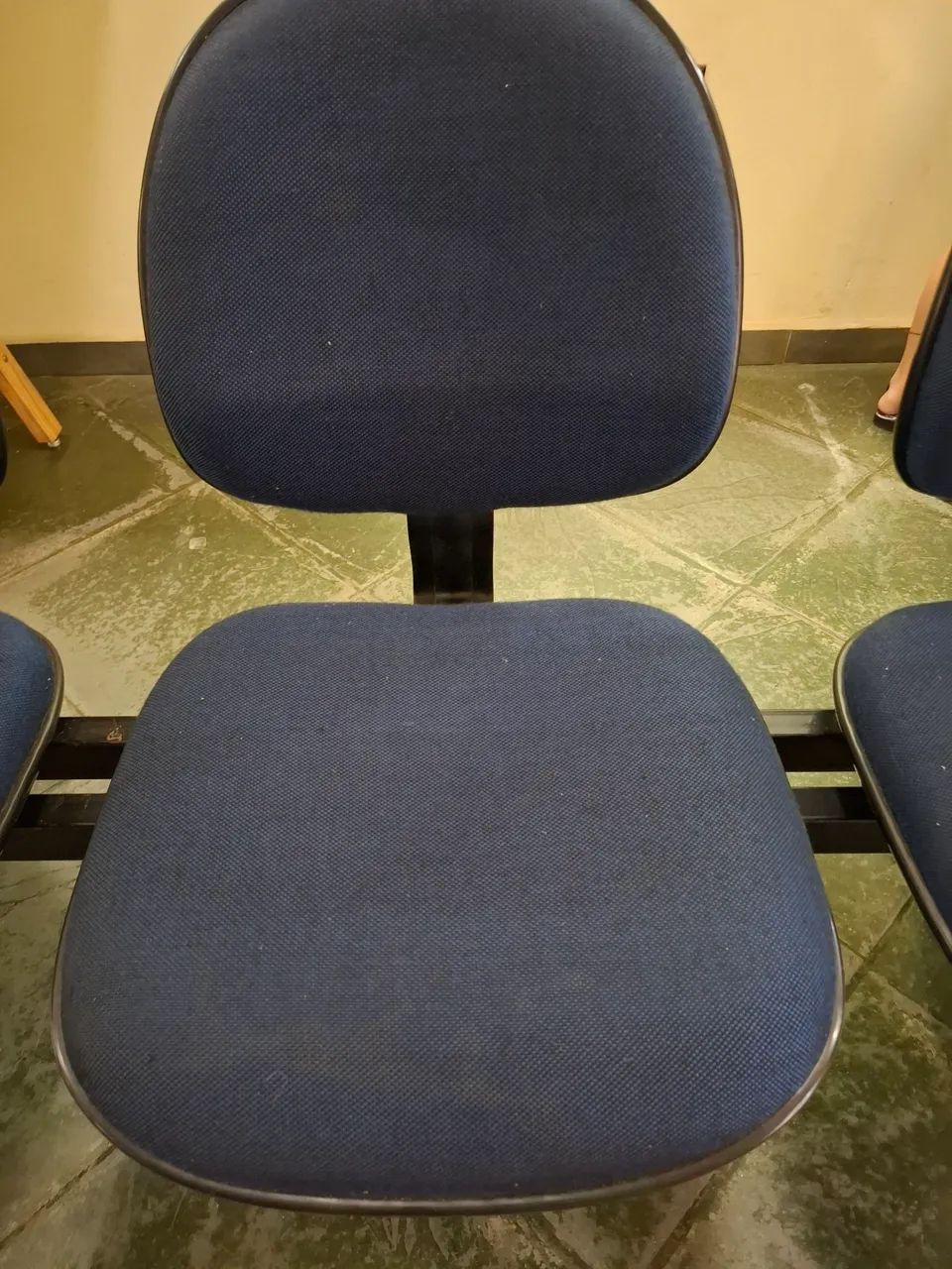 Conjunto de Cadeiras Azul para Sala de Espera ou Escritório - Foto 2