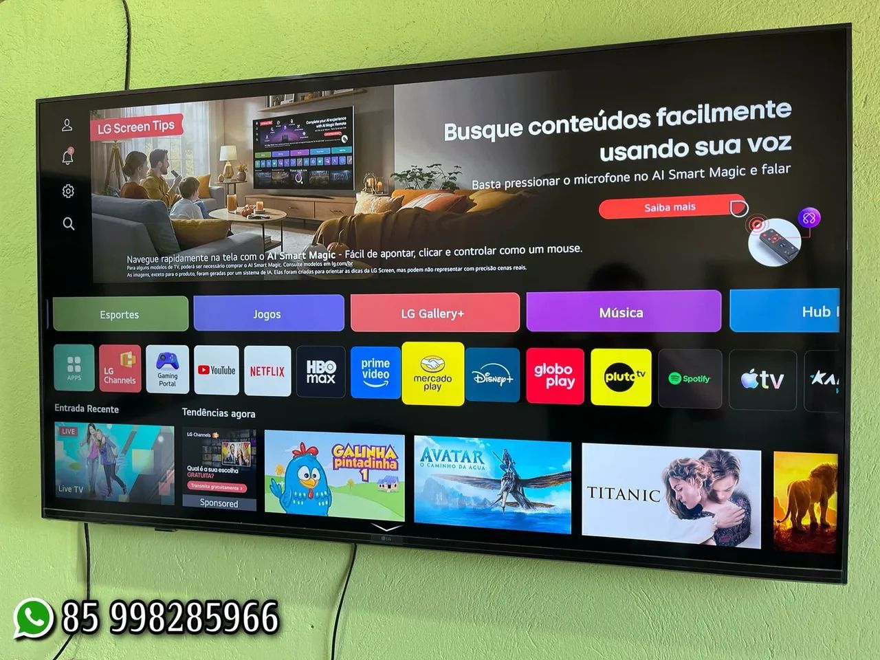 Smart LG 50 polegadas 4k com Xbox integrado nova  - Foto 2