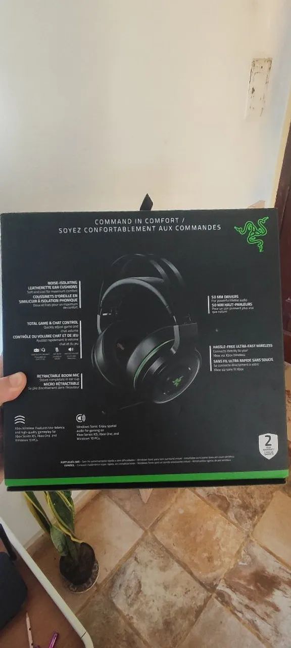 Headset Razer para Xbox wireless sem fio - Foto 3