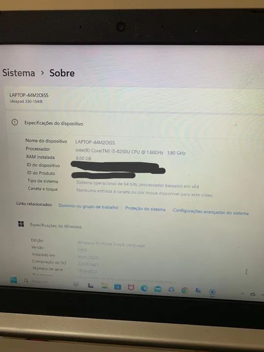 Notebook Lenovo - Tela grande e ótimo desempenho - Foto 2