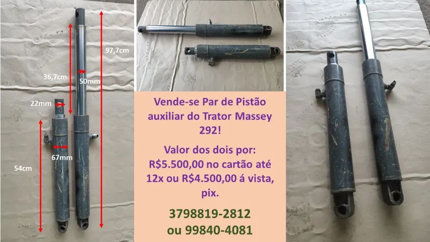 PAR DE PISTÃO DO HIDRAÚLICO