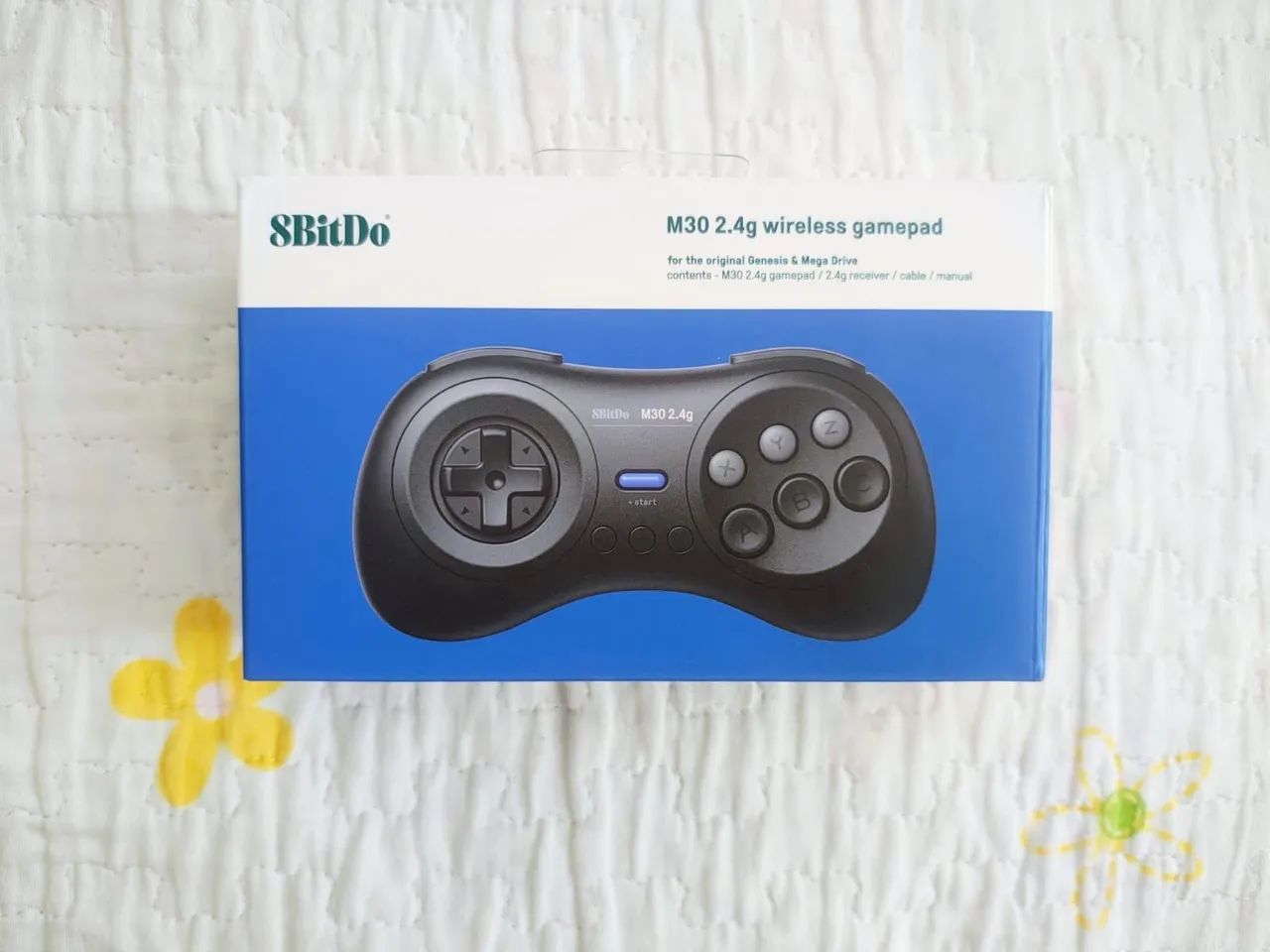 Controle 8BitDo M30 p Mega Drive, Switch e PC