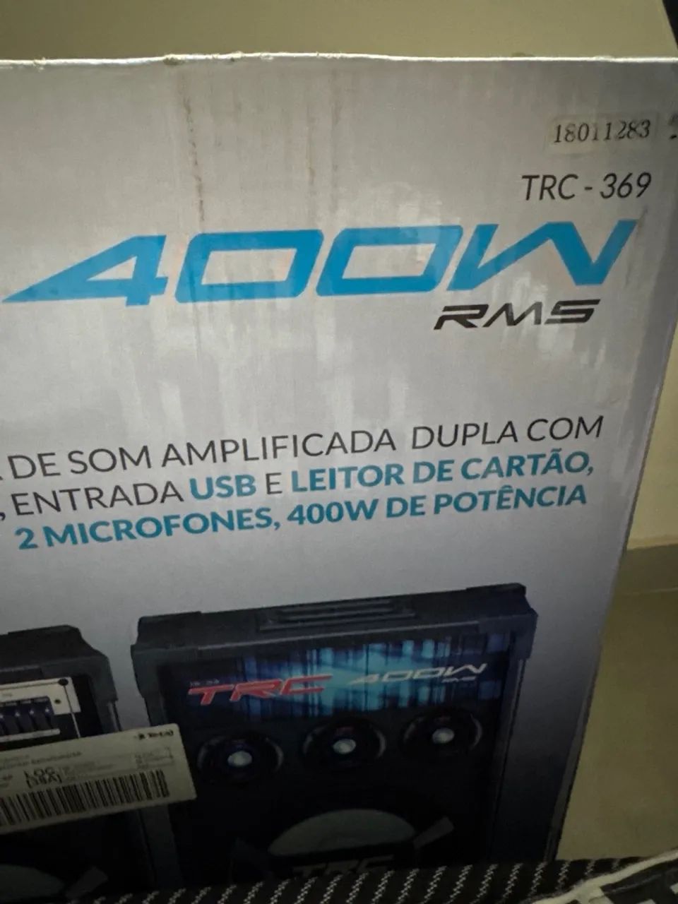Caixas de Som Amplificadas TRC 369 400W RMS - Foto 2