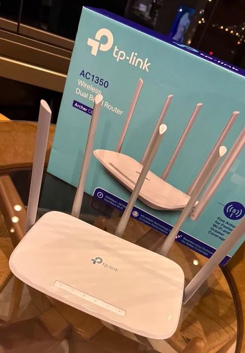 Roteador Wireless TP-Link Archer C60, Padrão Ethernet, Padrão AC, 1350MBPs, 5 Antenas