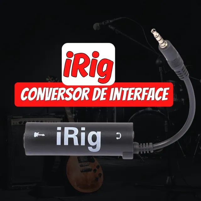 iRig Conversor de interface - Músicos, Podcasts, Lives, Criadores de conteúdo, fone KZ
