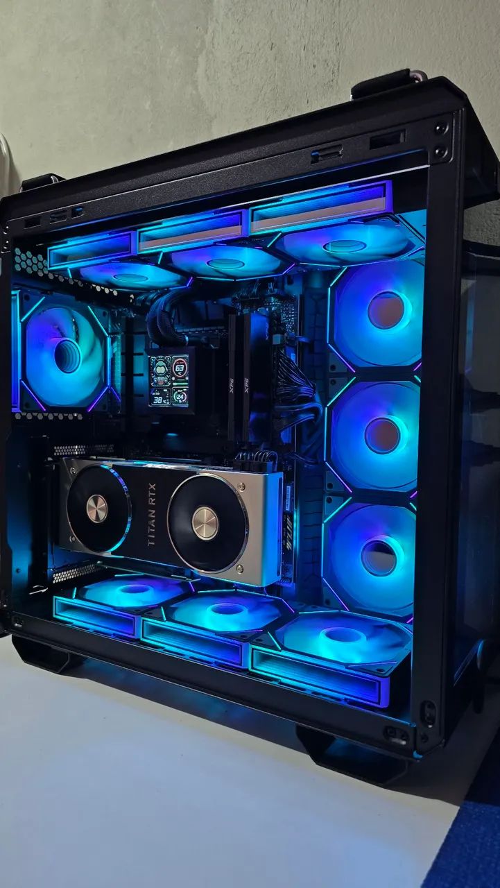 Pc Gamer, IA ou programadores, Ryzen 7 X3D AM5, 32GB DDR5, RTX TITAN 24GB, NVME 1TB 4.0 - Foto 2