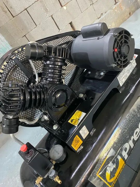 Compressor de Ar Industrial - Pressure - VORTEX 300 - 10 pés - 100 litros - Semi-Novo - Foto 4