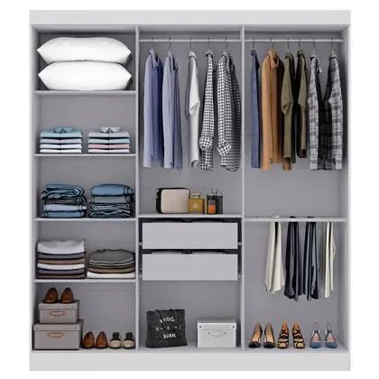 Guarda-Roupa Branco 6 Portas  - Foto 4