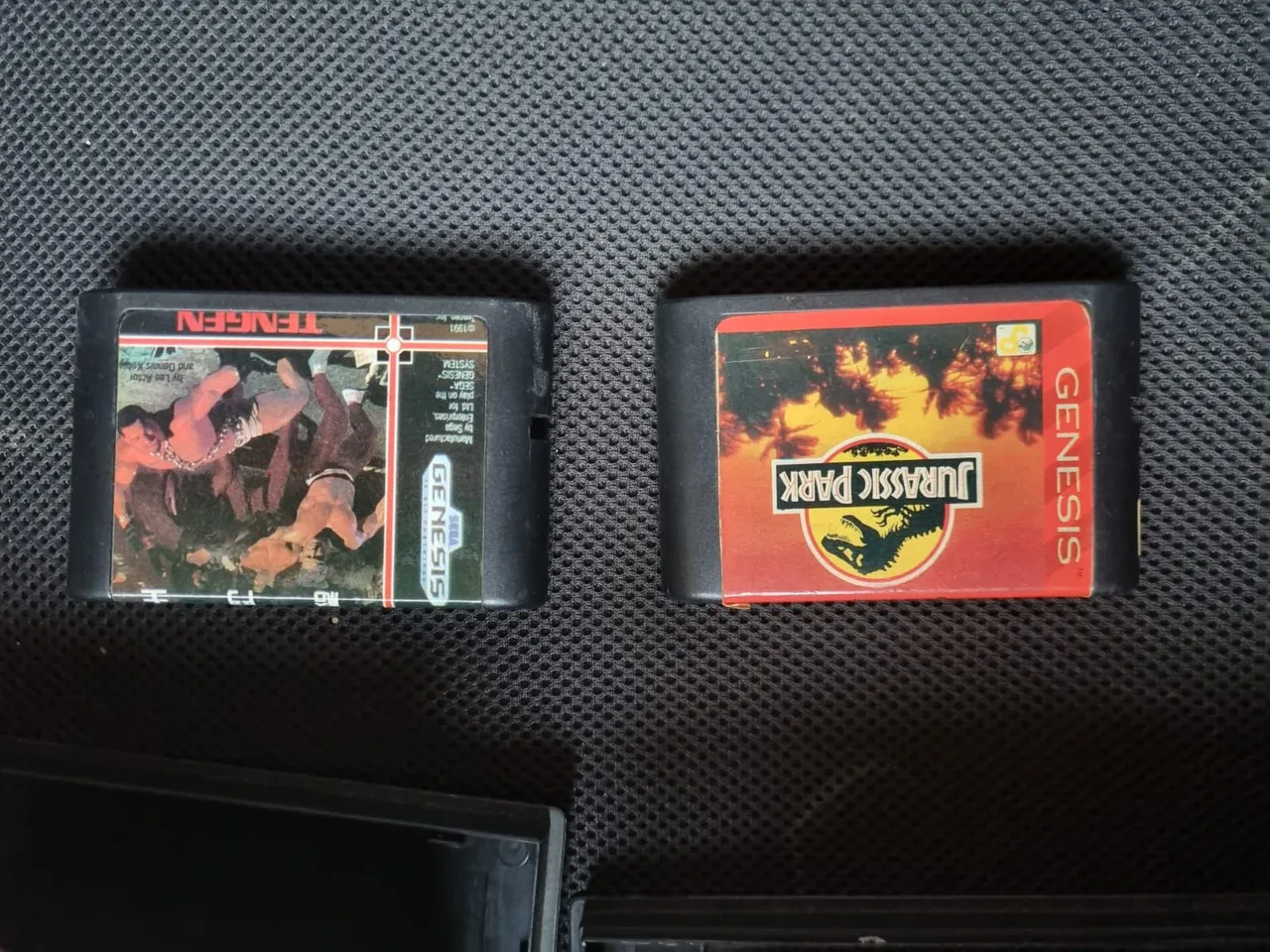 Jogos Sega Genesis - Jurassic Park e Pit Fighter