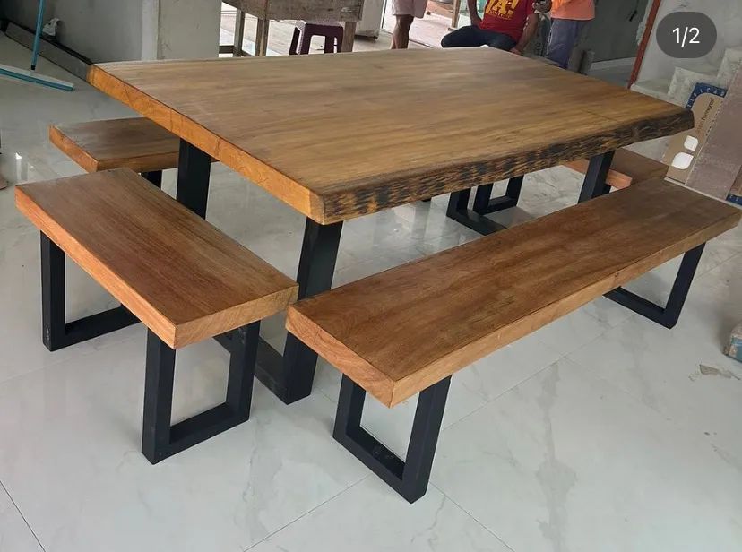Fabricamos Mesa de madeira maciça - Foto 2