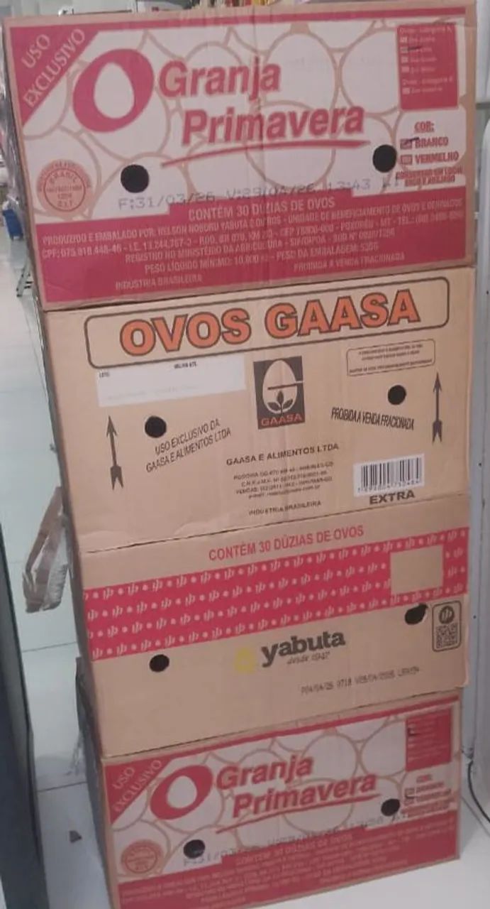 Caixas de papelão 
