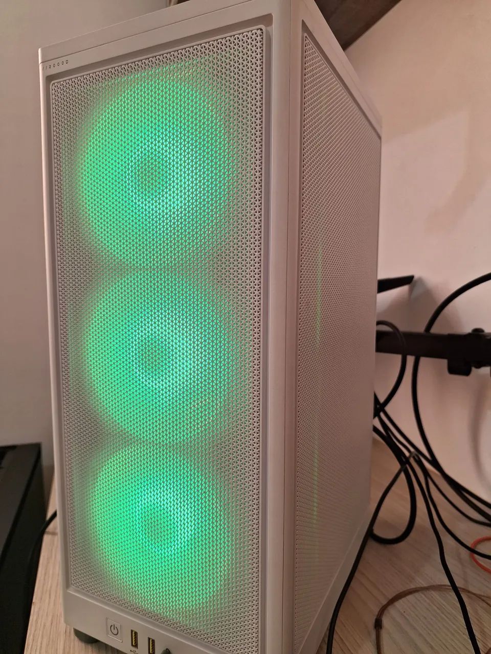 Desktop ITX ARGB branco completo - Foto 3